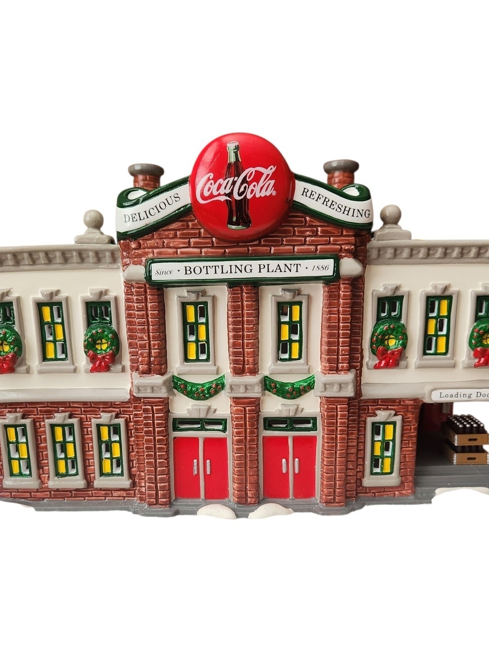Dept 56 Snow Village Coca-Cola Bottling Plant #54690 VTG 1994